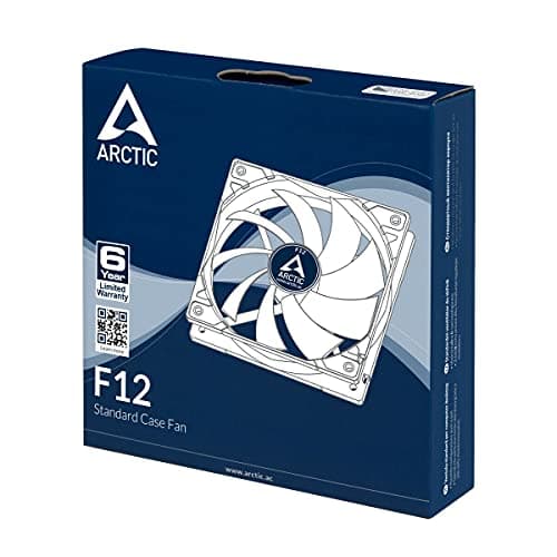 ARCTIC F12-120 mm Standard Low Noise Case Fan - Fluid Dynamic Bearing - Innovative Design image