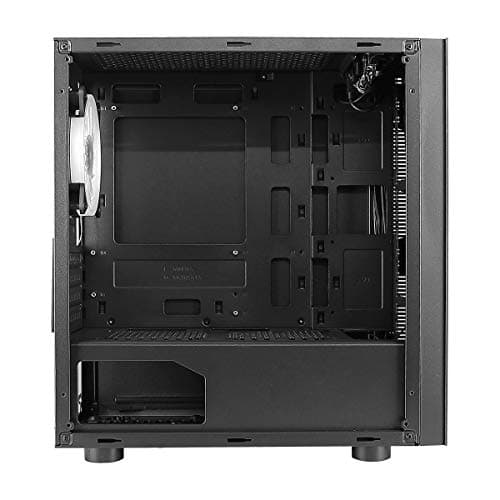 CiT Seven Micro ATX Mid Tower Black with Acrylic Side Panel and USB 2.0 Type-A Front Panel image