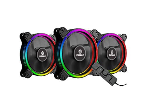 Enermax T.B. 120mm Black Addressable RGB PWM 47.53 CFM 3-Pack image