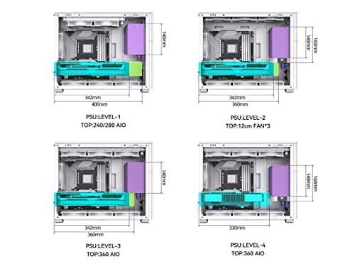 Jonsbo D31 STD Micro ATX Mini Tower Black Tempered Glass image