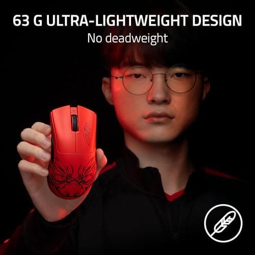 Razer DeathAdder V3 Pro Faker Edition Wired/Wireless Optical Gaming Mouse image