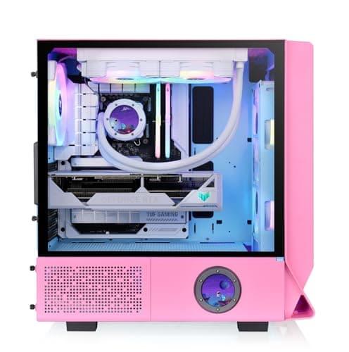 Thermaltake Ceres 350 MX ATX Mid Tower Pink with Tempered Glass Side Panel, USB 3.2 Gen 2 Type-C, and USB 3.2 Gen 1 Type-A image