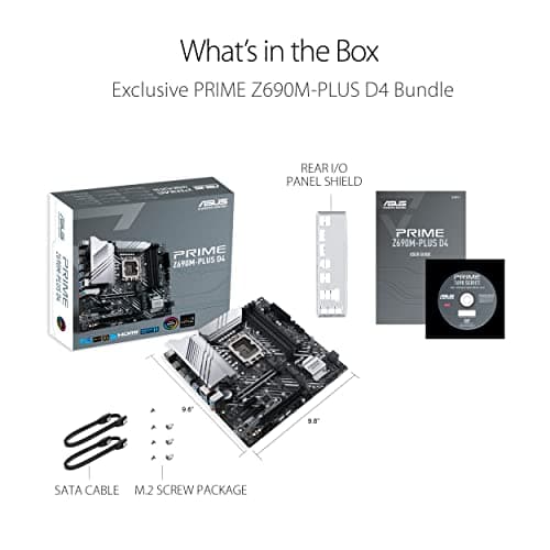 Asus Z690 PRIME Z690M-PLUS D4 DDR4 Micro ATX image