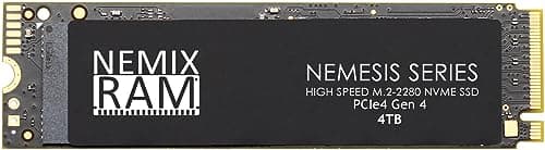 NEMIX RAM NEMESIS 4TB SSD M.2 PCIe 4.0 NVMe main image
