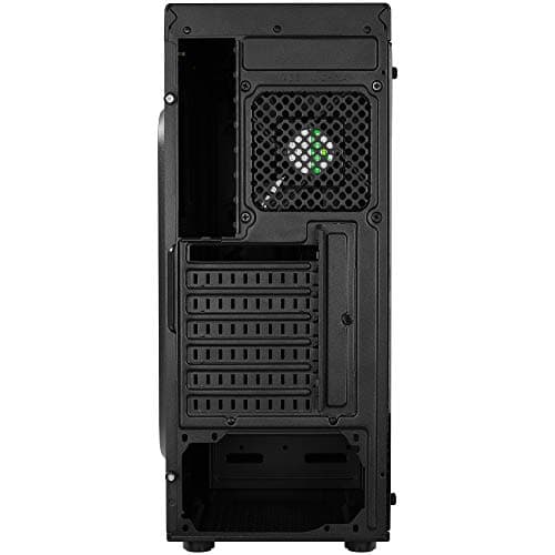 Aerocool Bolt ATX Mid Tower Black with Acrylic Side Panel, USB 3.2 Gen 1 Type-A, USB 2.0 Type-A image