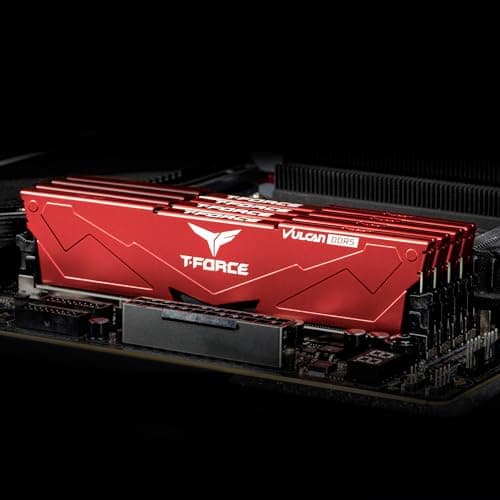 TEAMGROUP T-Force Vulcan Red DDR5-6000 CL38 64GB (2x32GB) image