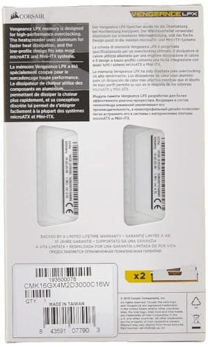 Corsair Vengeance LPX White DDR4-3000 CL16 16GB (2x8GB) image