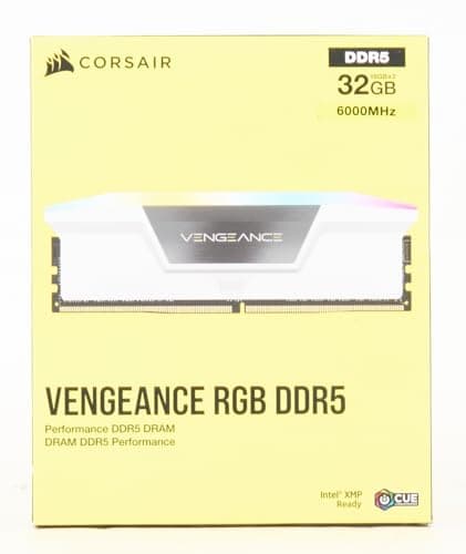 Corsair Vengeance RGB White DDR5-6000 CL40 32GB (2x16GB) image
