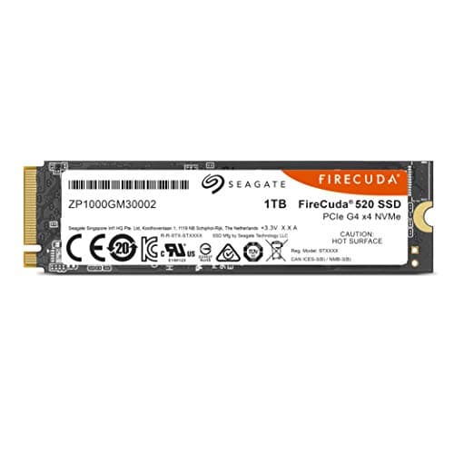 Seagate FireCuda 520 1TB SSD M.2-2280 PCIe 4.0 x4 NVMe image