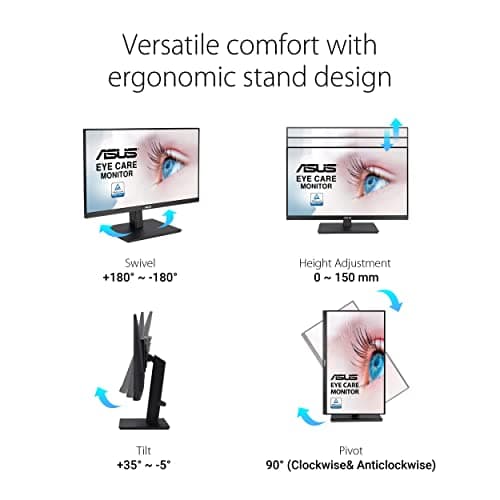 Asus VA27EQSB 27" 1080p 75Hz IPS Monitor image