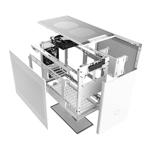 Cooler Master MasterBox NR200 Mini-ITX Desktop White / Black with Front Panel USB 3.2 Gen 1 Type-A image