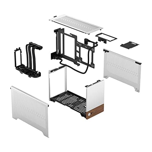 Fractal Design Terra Silver Mini-ITX Small Form Factor PC Case with PCIe 4.0 Riser image