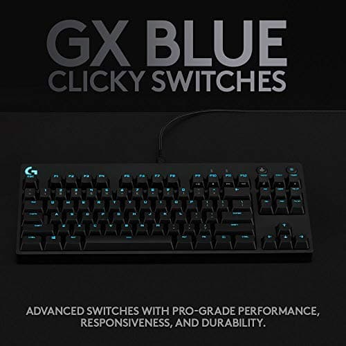 Logitech G PRO RGB GX Blue Wired Gaming Keyboard image