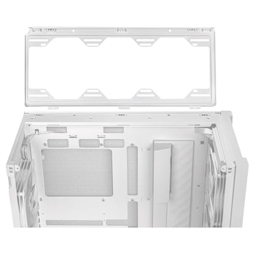 Asus TUF Gaming GT302 ARGB ATX Mid Tower White Tempered Glass Side Panel, ARGB image