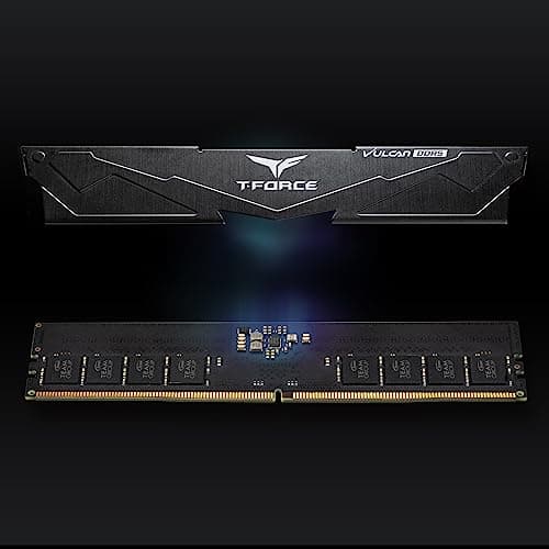 TEAMGROUP T-Force Vulcan Black / Silver DDR5-6400 CL32 32GB (2x16GB) image