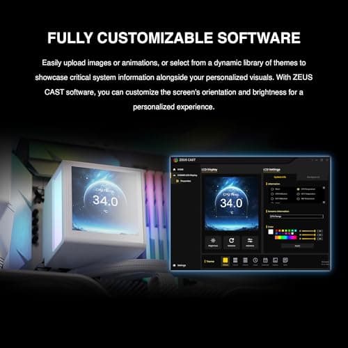 GAMDIAS CHIONE P5 Water 360mm 81.81 CFM White image