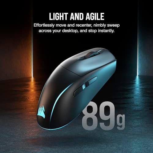 Corsair M75 Wireless/Bluetooth/Wired Optical Mouse image