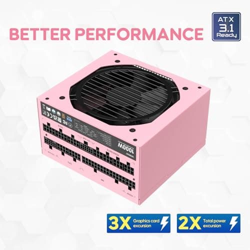 Vetroo GV1000 ATX 1000W Fully Modular 80+ Gold Certified image