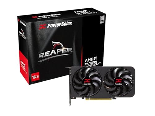PowerColor Reaper Radeon RX 9060 XT 16GB GDDR6 Black image