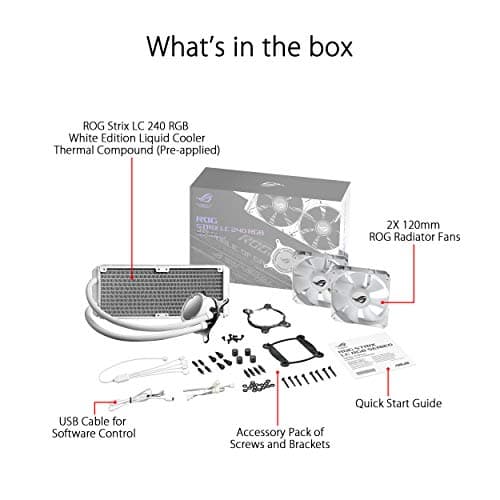 ASUS ROG STRIX LC 240 RGB White Edition image