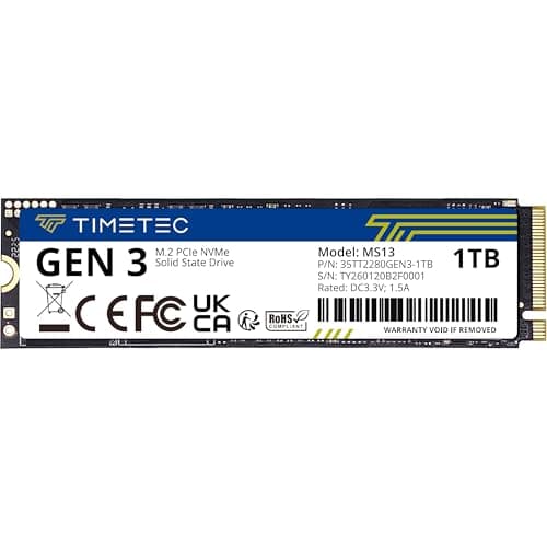 Timetec 35TTFP6PCIE 1TB SSD M.2 NVMe image