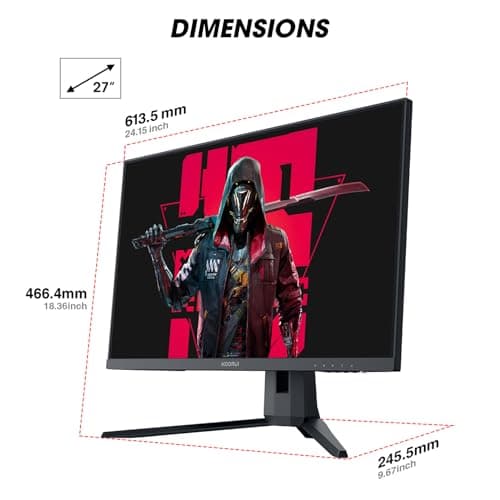 KOORUI 27E1QA 27" 1440p 144Hz VA Monitor image
