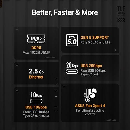 Asus B850 TUF GAMING B850M-PLUS AM5 DDR5 Micro ATX image