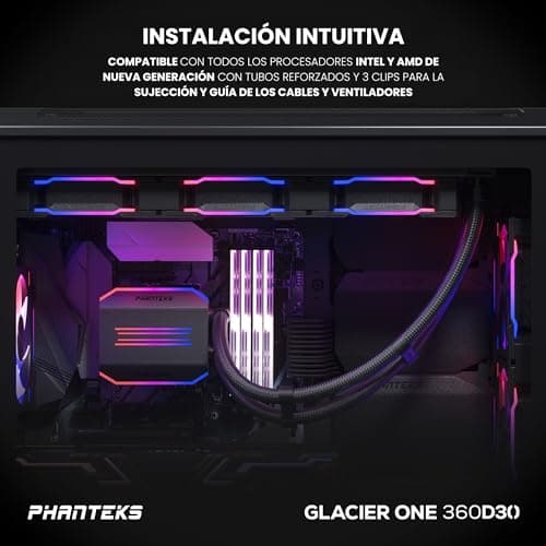 Phanteks GLACIER ONE 420D30 71.93 CFM Water 420mm Black image