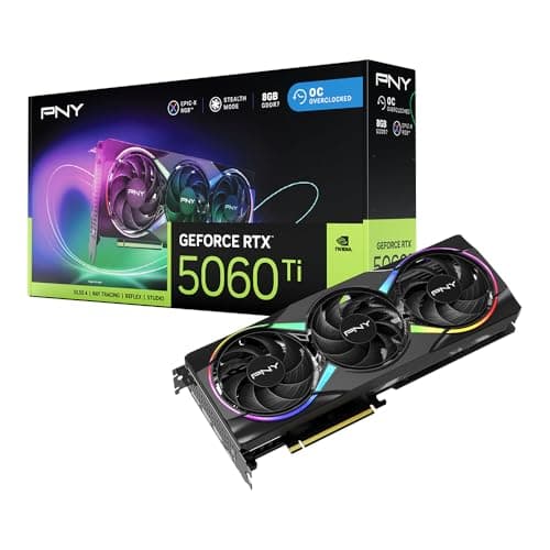 PNY EPIC-X RGB OC GeForce RTX 5060 Ti 8GB GDDR7 main image