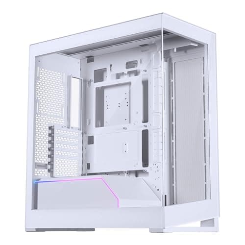 Phanteks NV5 MKII ATX Mid Tower White Tempered Glass Side Panel main image