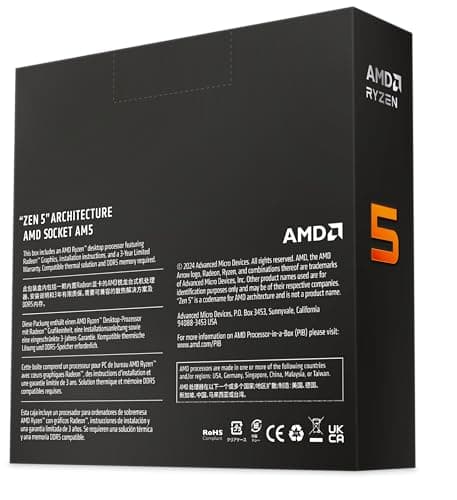 AMD Ryzen 5 9600X 3.9 GHz 6-Core AM5 image