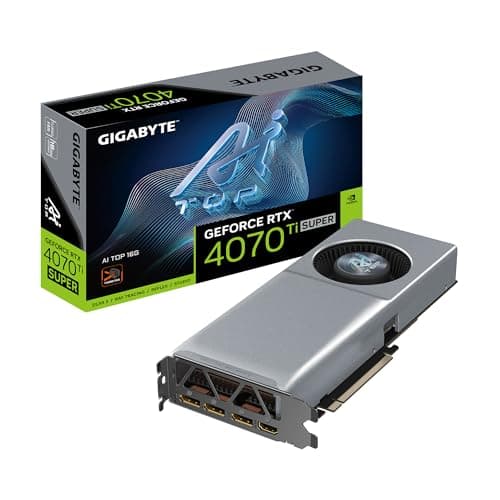 Gigabyte AI TOP GeForce RTX 4070 Ti SUPER 16GB GDDR6X Black image