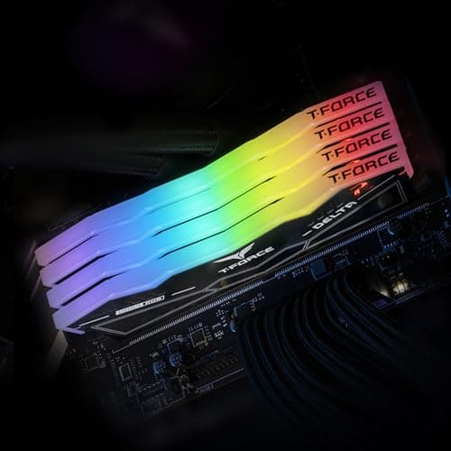 TEAMGROUP T-Force Delta RGB Black DDR5-6000 CL38 64GB (2x32GB) image