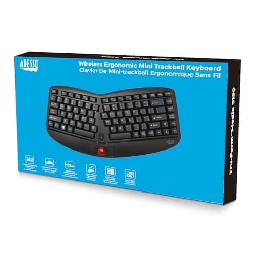 Adesso WKB-3150UB Wireless Ergonomic Keyboard image