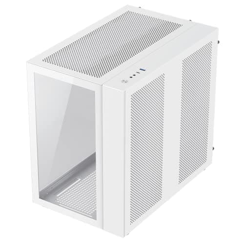 GameMax Infinity ATX Mid Tower White with Tempered Glass Side Panel and USB 3.2 Gen 1 Type-C USB 3.2 Gen 1 Type-A image