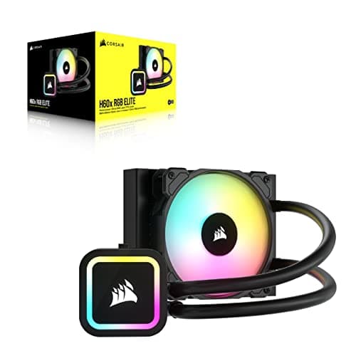 Corsair iCUE H60x RGB ELITE Water 120mm Black image