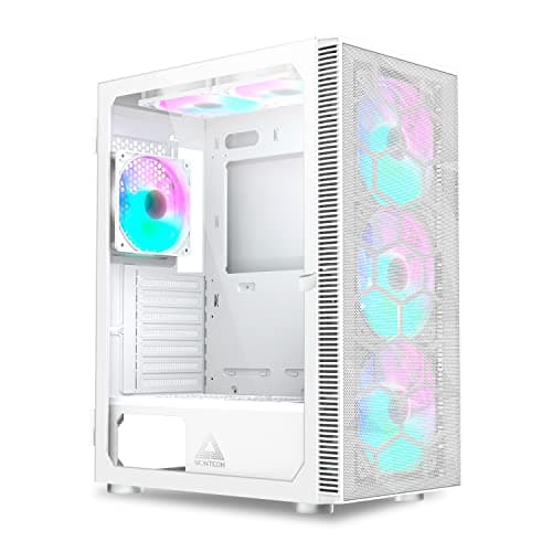 Montech X3 Mesh ATX Mid Tower White Tempered Glass Side Panel main image