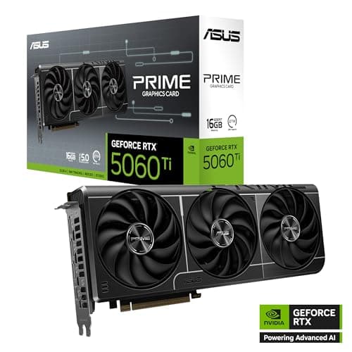 Asus PRIME GeForce RTX 5060 Ti 16GB GDDR7 Black image