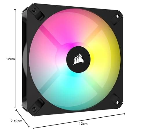 Corsair iCUE AR120 120mm Black Addressable RGB PWM 59 CFM image
