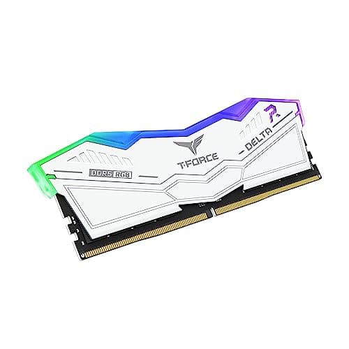 TEAMGROUP T-Force Delta RGB White DDR5-6400 CL32 32GB (2x16GB) image