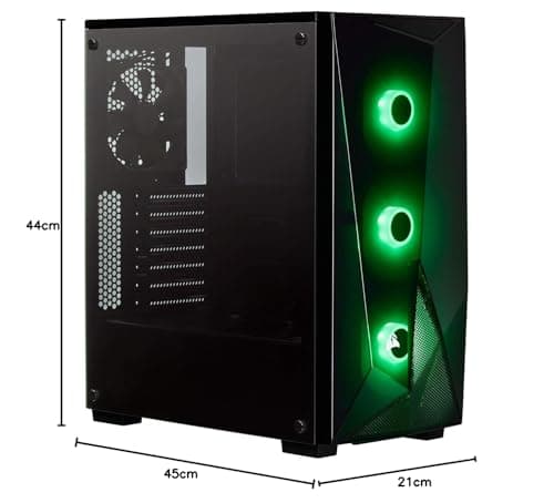 Corsair Carbide Series SPEC-05 CC-9011138-WW Black Steel, Plastic, Acrylic Window Side Panel ATX Mid Tower Gaming Case image