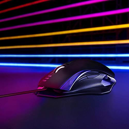 BestOff MK15 Gaming Set, Blue Switch Mechanical Gaming Keyboard, 4 adjustable High DPI Gaming Mouse, All-Metal Panel Spill-Resistant Keyboard with Ergonomic holder, Anti ghosting Keyboard for PC Gamer image