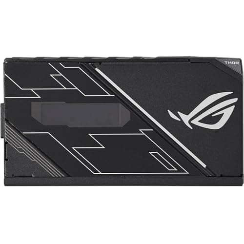 ASUS ROG Thor 850W Platinum II (Fully Modular Power Supply, 80+ Platinum, Lambda A++ Certified, ROG heatsinks, 135mm PWM fan, 0dB Mode, OLED Panel, Sleeved Cables, Aura Sync) image