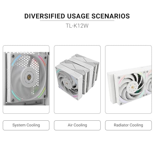 Thermalright TL-K12 120mm White PWM 69 CFM image