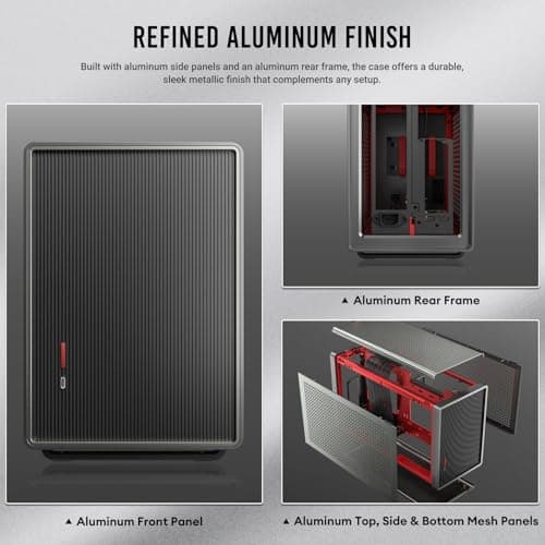 Antec Performance 1 M Mini-ITX Desktop Green / Black with Mesh Side Panel and USB 3.2 Gen 2 Type-C image