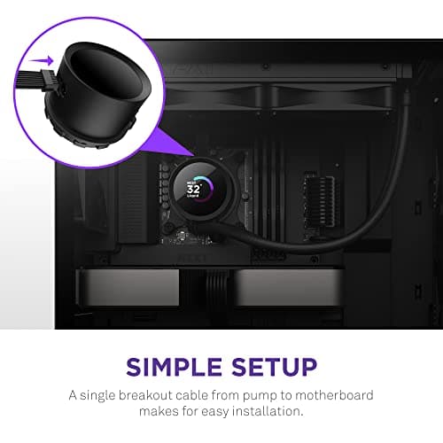 NZXT Kraken Water 240mm 78.02 CFM Black image