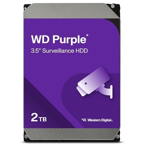 Western Digital Purple 2TB 3.5" HDD 5400 RPM SATA 6.0 Gb/s Internal image