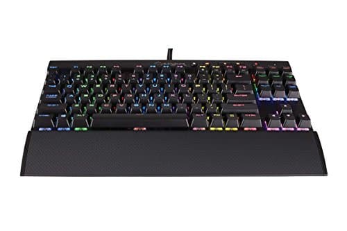 Corsair K65 RGB RAPIDFIRE Cherry MX Speed Silver Wired Gaming Keyboard image
