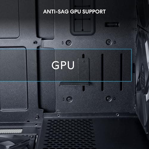 Lian Li Lancool 207 ATX Mid Tower Black with Tempered Glass Side Panel and USB 3.2 Gen 2 Type-C, USB 3.2 Gen 1 Type-A image