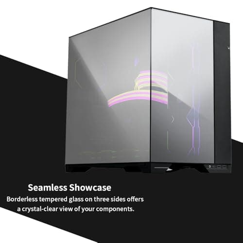 Lian Li O11 Vision ATX Mid Tower Chrome Tinted Tempered Glass Side Panel image